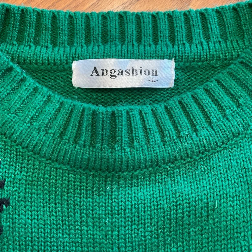 Angashion Leopard Crewneck Sweater, Women’s Sz L - Picture 8 of 8